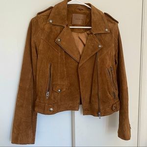Blank NYC Suede Jacket with Optional Fur Collar